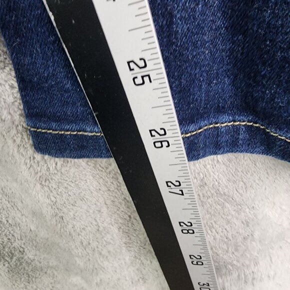 Womens Tommy Hilfiger Slim Straight Denim Blue Jeans Cotton Blend Hi Rise 16 - Picture 9 of 11